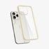 ACS07209 - iPhone 15 Series Ultra Hybrid Case in Natural Titanium showing the back